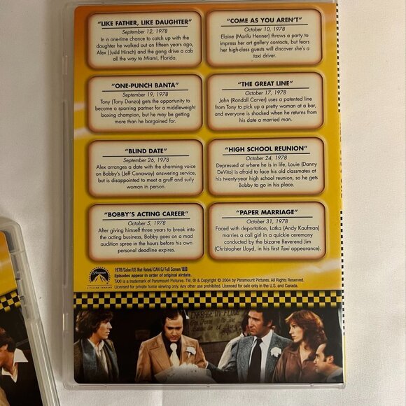 Taxi The Complete First Season 1978 (DVD, 2004, 3-Disc Set) - Picture 7 of 11